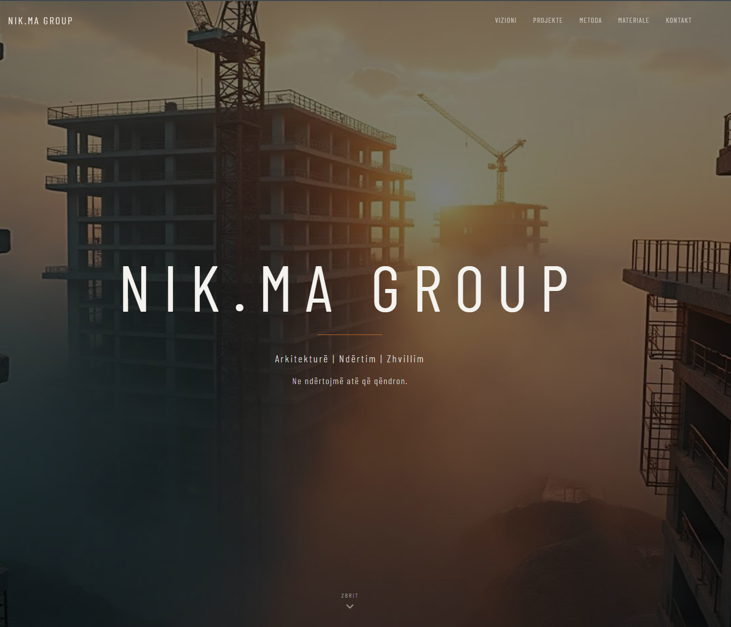Nik Ma Group website